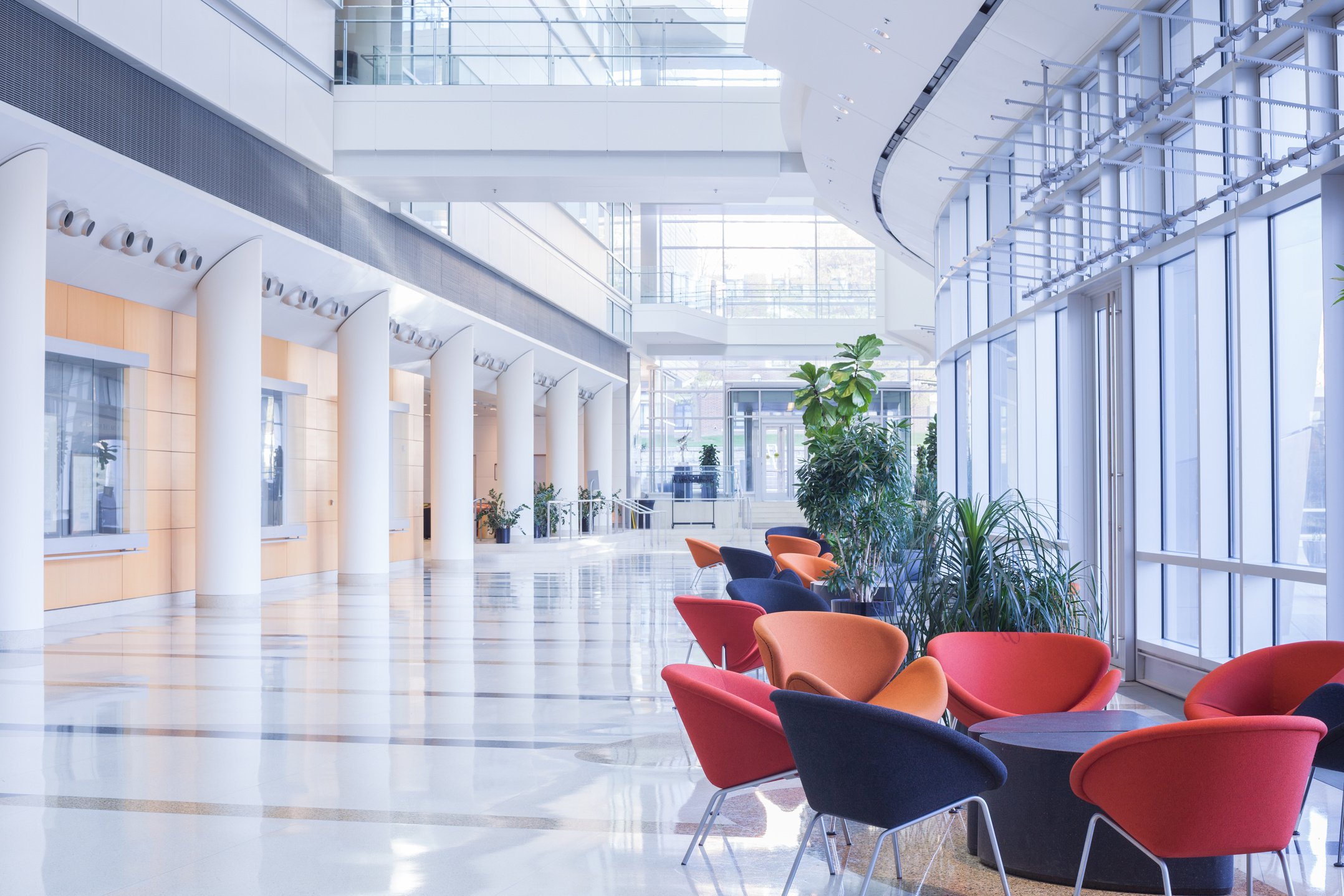 Modern Office Lobby